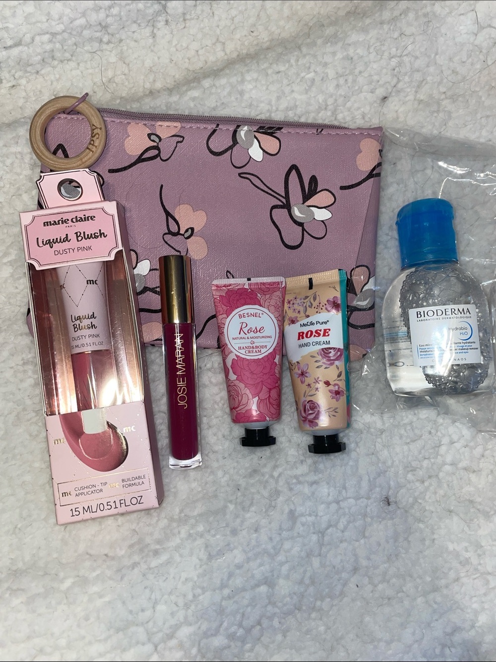 Beauty bundle Blush & Makeup Pouch Set